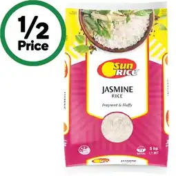 Woolworths SunRice Jasmine Fragrant Rice 5 kg offer