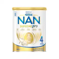 Woolworths Nestlé NAN Supremepro Stage 3 or 4 Baby Formula 800g offer