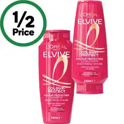 Woolworths L’Oréal Paris Elvive Shampoo or Conditioner 340ml offer