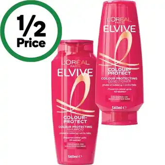 Woolworths L’Oréal Paris Elvive Shampoo or Conditioner 340ml offer