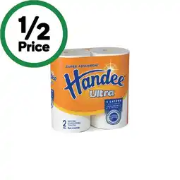 Woolworths Handee Ultra Paper Towel Pk 2 offer