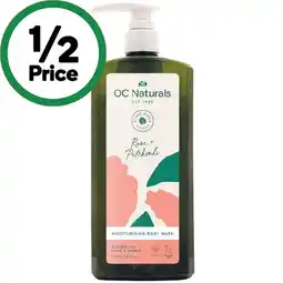 Woolworths OC Naturals Body Wash 725ml offer