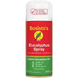 Woolworths Bosisto's Eucalyptus Spray 225g offer