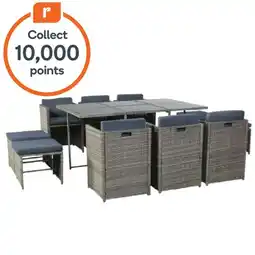 Woolworths 11 PCS Gardeon Outdoor Dining Set Patio Furniture offer