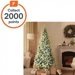 Woolworths 2.1M LED Christmas Tree Snow Flocked offer