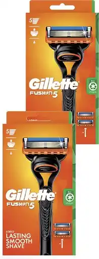 Coles Gillette Fusion 5 Razor Kit with 2 Refill Blades offer