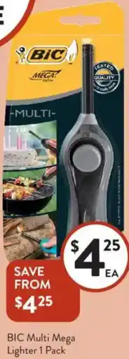 Foodworks BIC Multi Mega Lighter offer