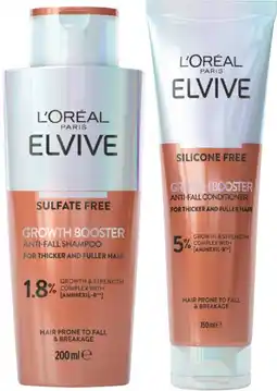 Coles NEW L'Oréal Elvive Growth Booster Shampoo or Conditioner offer