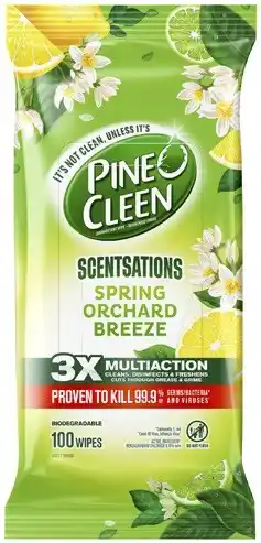 Coles Pine O Cleen Scentsations Disinfectant Wipes offer
