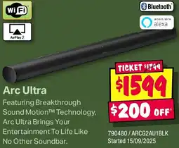 JB Hi-Fi Arc Ultra offer