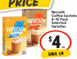 IGA Nescafé Coffee Sachets Selected Varieties offer