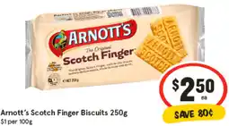 IGA Arnott's Scotch Finger Biscuits offer