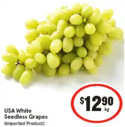 IGA USA White Seedless Grapes offer