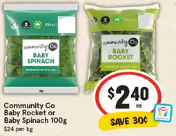 IGA Community Co Baby Rocket or Baby Spinach offer