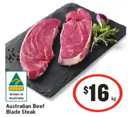 IGA Australian Beef Blade Steak offer