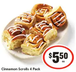 IGA Cinnamon Scrolls offer