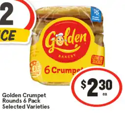 IGA Golden Crumpet Rounds Selected Varieties offer