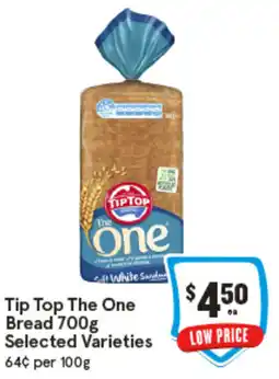 IGA Tip Top The One Bread Selected Varieties offer