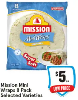 IGA Mission Mini Wraps Selected Varieties offer