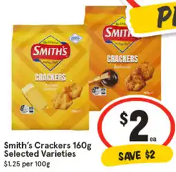 IGA Smith's Crackers Selected Varieties offer