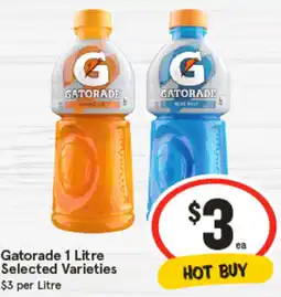 IGA Gatorade Selected Varieties offer