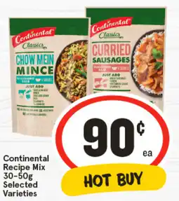IGA Continental Recipe Mix Selected Varieties offer