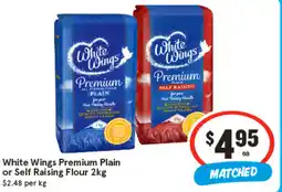 IGA White Wings Premium Plain or Self Raising Flour offer