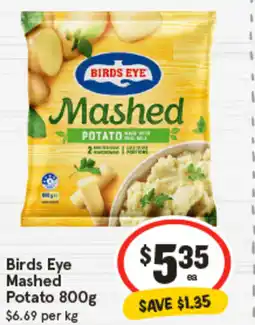 IGA Birds Eye Mashed Potato offer