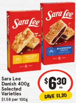 IGA Sara Lee Danish Selected Varieties offer
