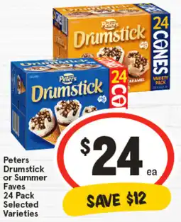 IGA Peters Drumstick or Summer Faves Selected Varieties offer
