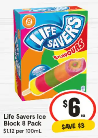 IGA Life Savers Ice Block offer