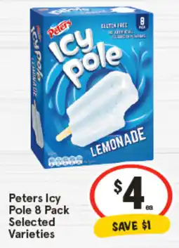 IGA Peters Icy Pole Selected Varieties offer