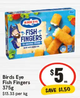 IGA Birds Eye Fish Fingers offer