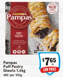 IGA Pampas Puff Pastry Sheets offer