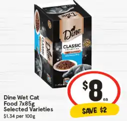 IGA Dine Wet Cat Food Selected Varieties offer
