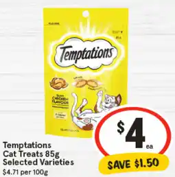 IGA Temptations Cat Treats Selected Varieties offer