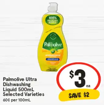 IGA Palmolive Ultra Dishwashing Liquid Selected Varieties offer