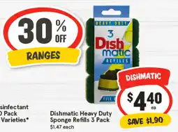 IGA Dishmatic Heavy Duty Sponge Refills offer