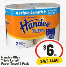 IGA Handee Ultra Triple Length Paper Towel offer