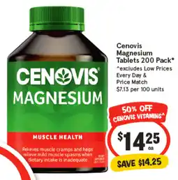 IGA Cenovis Magnesium Tablets offer