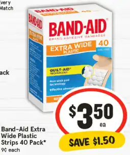 IGA Band-Aid Extra Wide Plastic Strips offer