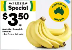 Woolworths Australian Cavendish Bananas offer