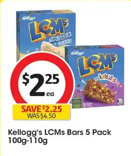 Coles Kellogg's lcms bars offer