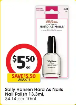 Coles Sally hansen hard as nails nail polish offer