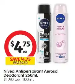 Coles Nivea antiperspirant aerosol deodorant offer