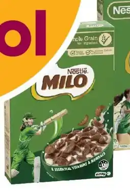 Coles Nestle Milo Breakfast Cereal offer