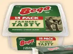 Coles Bega Tasty Natural Cheese Slices offer