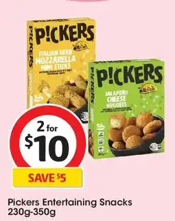 Coles Pickers entertaining snacks offer