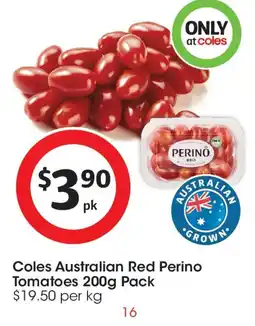 Coles Coles australian red perino tomatoes offer