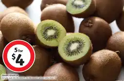 Coles Green kiwifruit offer